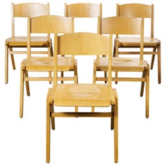 1970s Casala Stacking Dining Chair, Set of Six