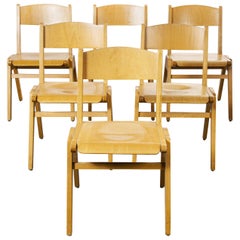 Vintage 1970s Casala Stacking Dining Chair, Set of Six