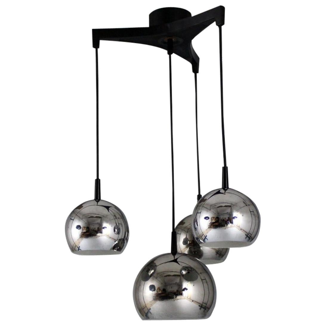1970s Cascade Light with Metal Balls For Sale