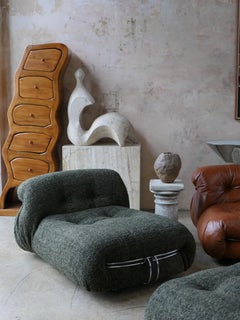 1970er Cassina Soriana Chaise Loungesessel von Afra und Tobia Scarpa