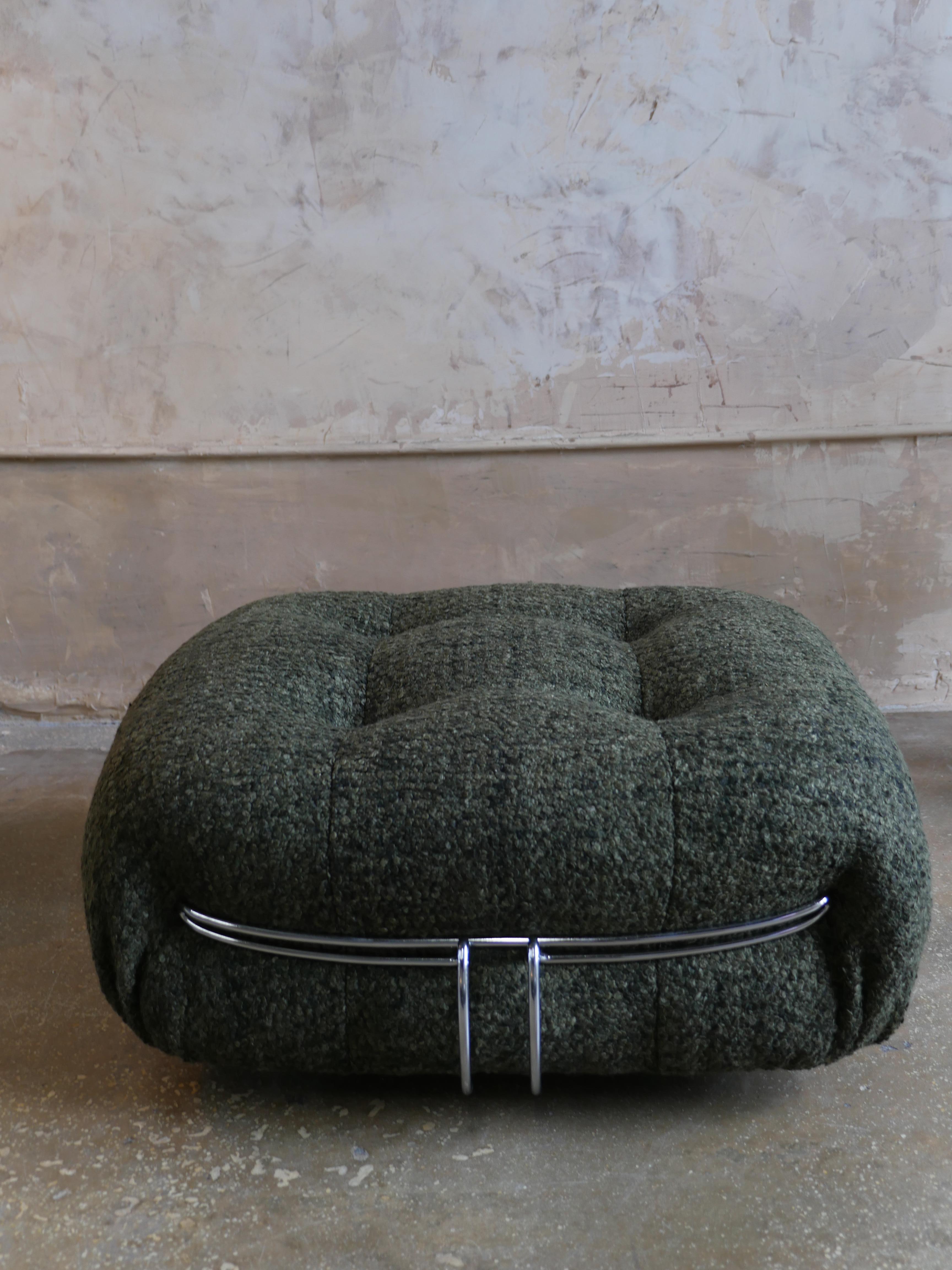 Italian 1970s Cassina Soriana Ottoman by Afra and Tobia Scarpa For Sale