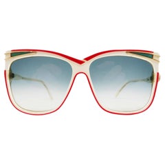 Retro 1970s Cazal Cat-Eye Oversized Sunglasses
