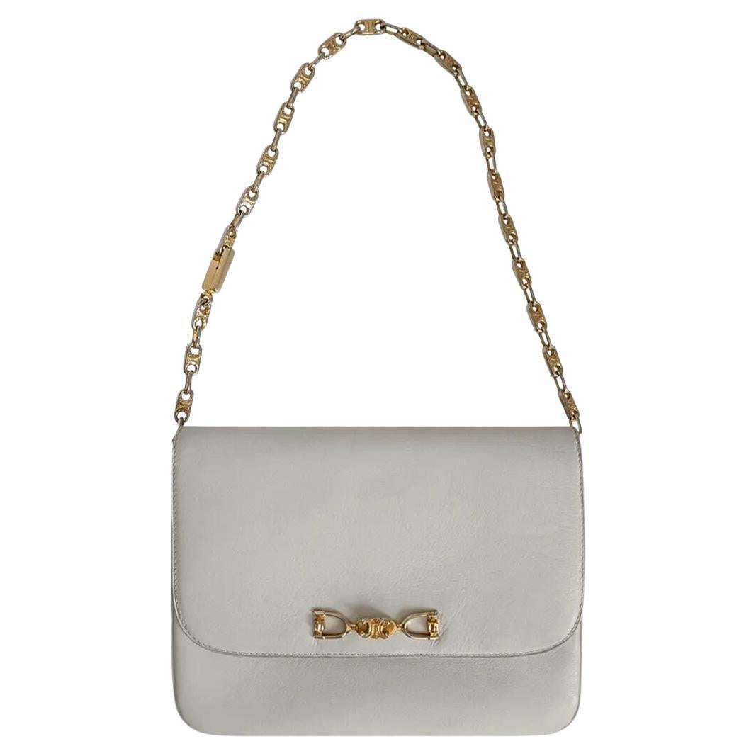 Celine, sac à bandoulière vintage en cuir, années 1970