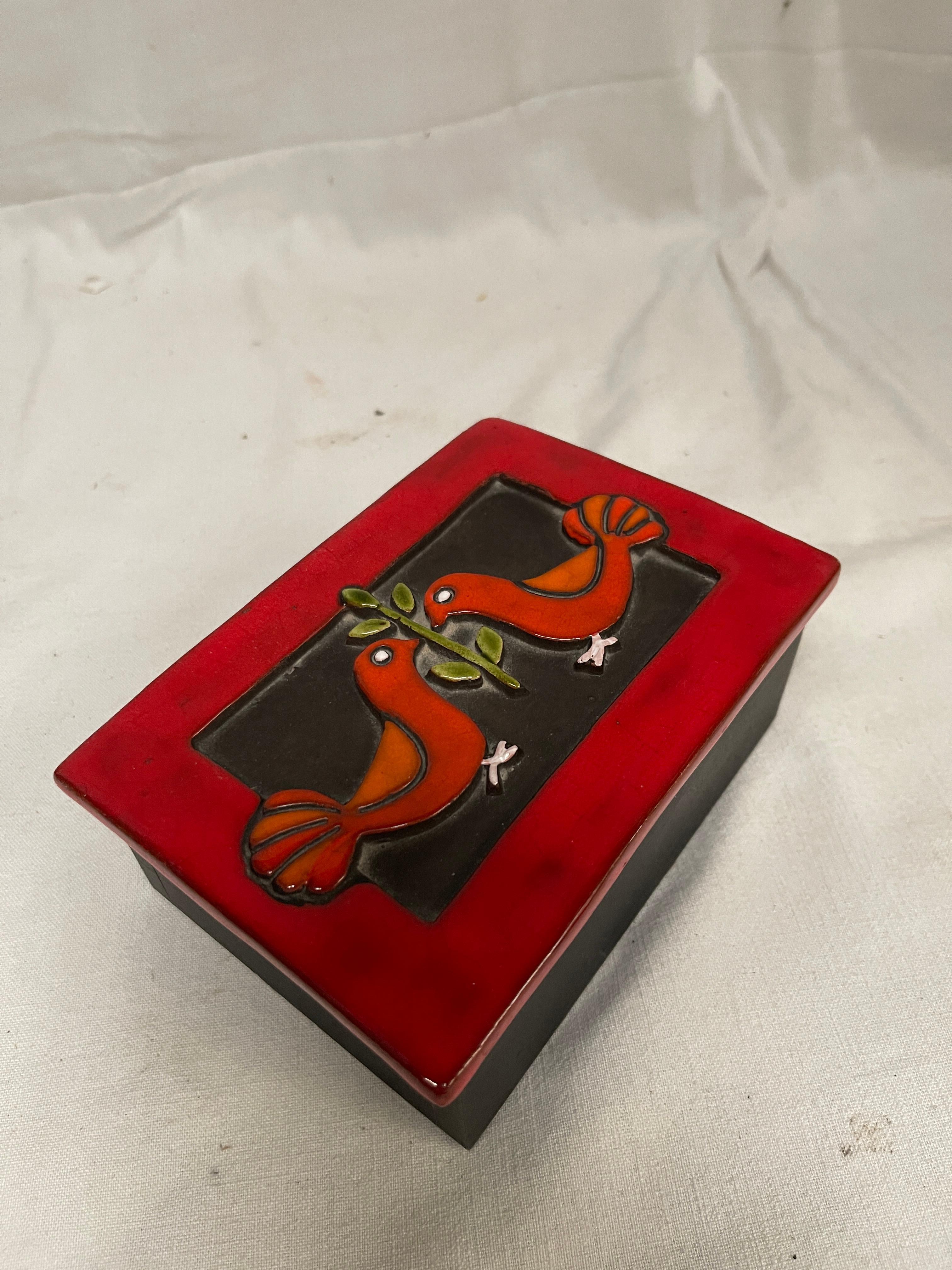 1970's Ceramic box by Mithé Espelt
Rare piece
France
