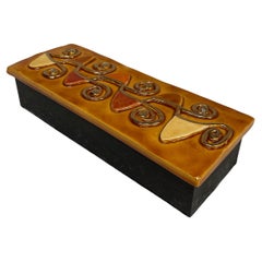1970's Ceramic box by Mithé Espelt