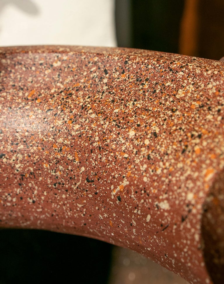 1970s Ceramic Cup with Handles on Base Imitating Porphyry For Sale at ...