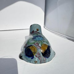 1970s Ceramic Folk Art Tonala Pottery of a Sea Lion, Walrus, or Seal- signed
