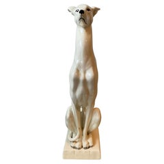 1970s Ceramic Greyhound 