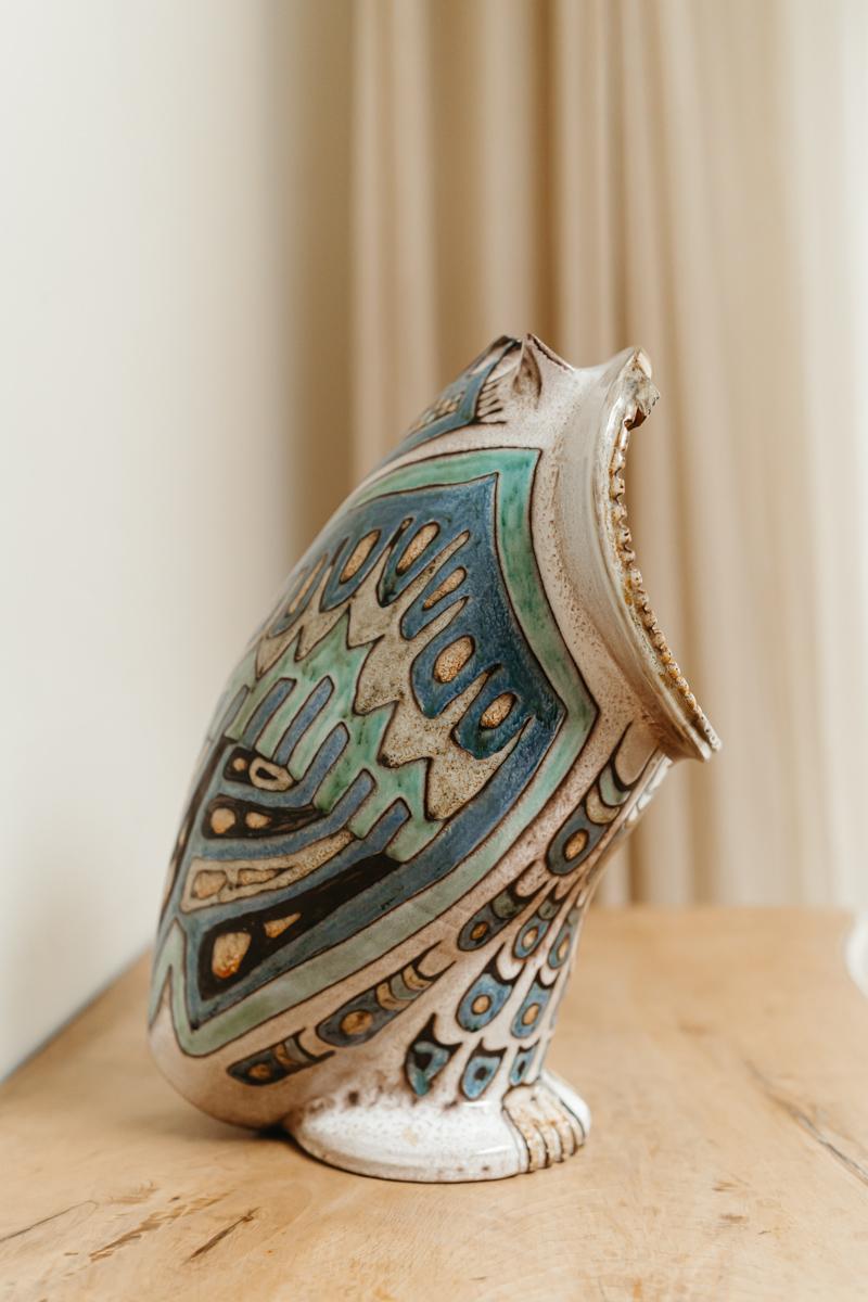 1970's Ceramic Owl For Sale 1