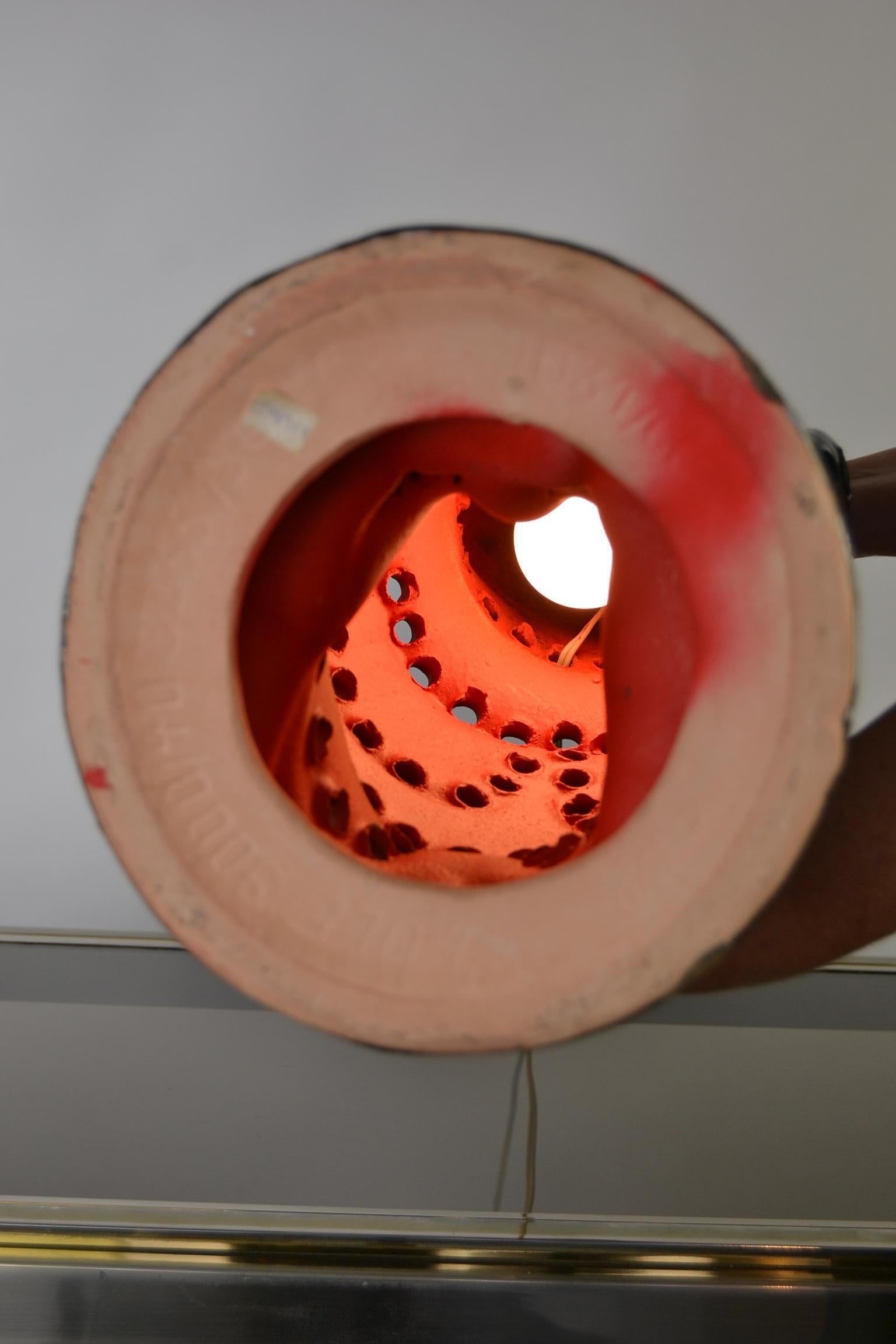 1970s Ceramic Owl Table Lamp 9