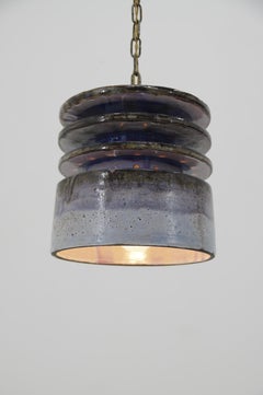 1970s Ceramic Pendant by Jette Helleroe for Axella, Denmark