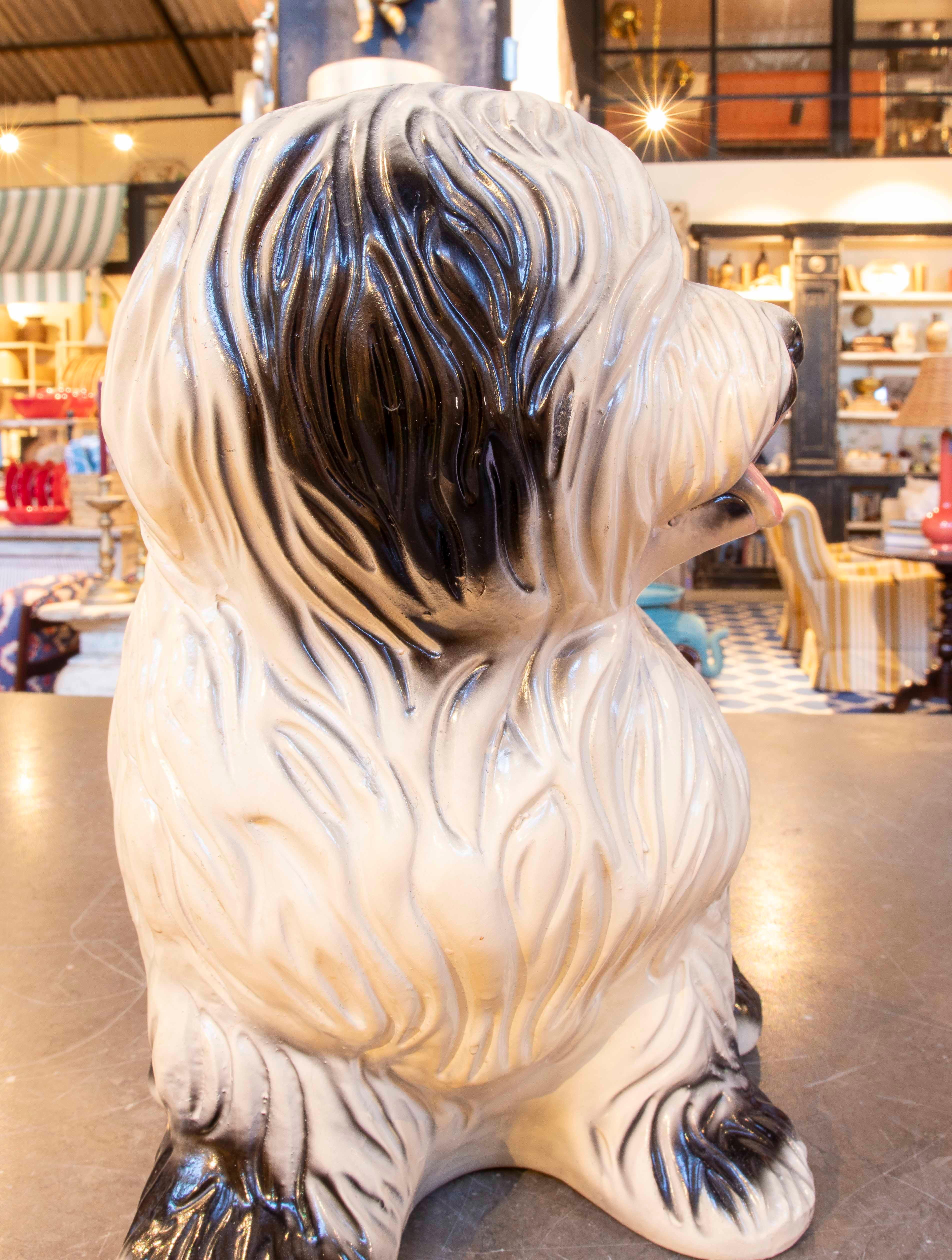 1970s Ceramic Shih Tzu Dog Decorative Figure For Sale 7