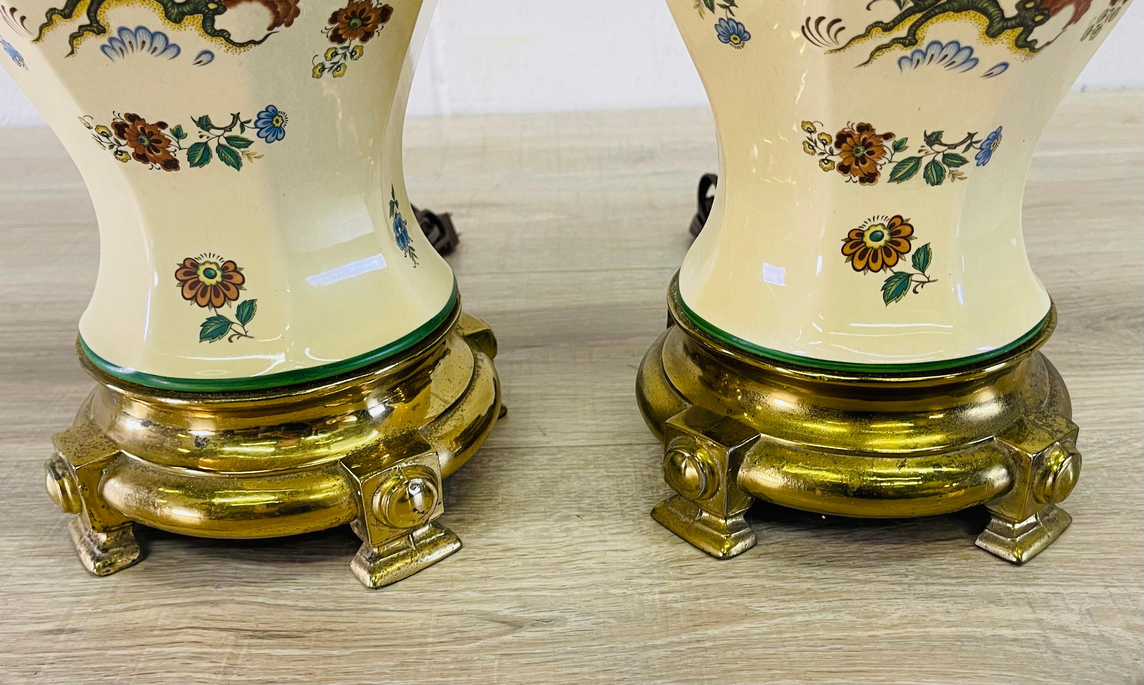 Lampade da tavolo a urna in ceramica anni '70 di Nathan Lagin, coppia in vendita 2