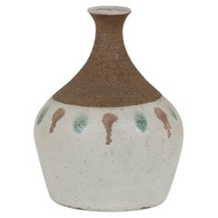 1970s Ceramic Vase by Bruno Gambone in Earthly Tones