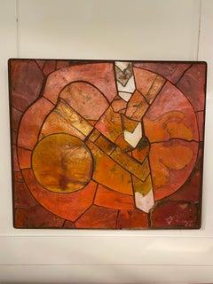 1970s Ceramic Wallpanel by Peter Tybjerg