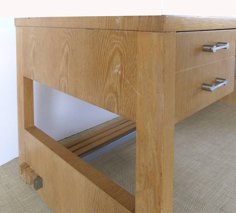 Jay Spectre for Century Furniture 1970s Cerused Oak Desk For Sale at ...