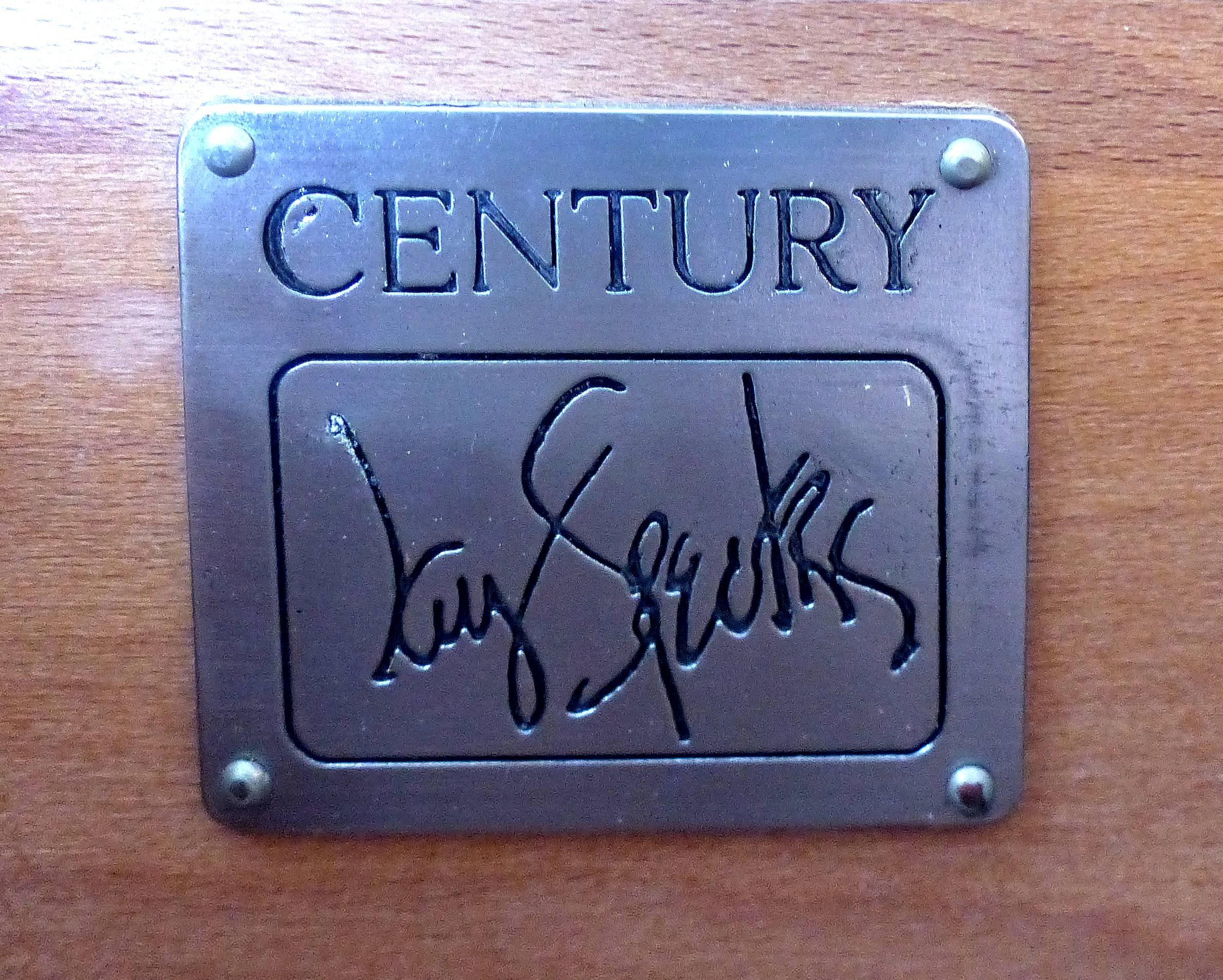 Jay Spectre for Century Furniture 1970s Cerused Oak Desk  2