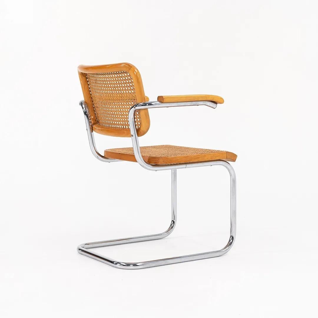 Brass 1970s Cesca B64 Armchair by Marcel Breuer for Knoll / Thonet 12+ Avail For Sale