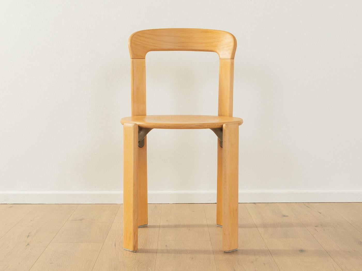 Mid-Century Modern 1970s Chair, Model Rey Chair 33, Bruno Rey For Sale