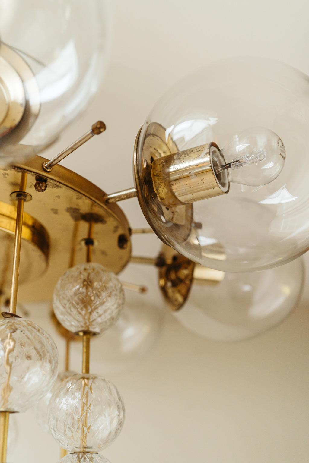 Lampadario anni '70 in vendita 3