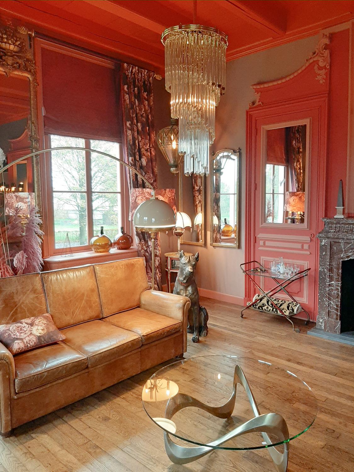 Italian 1970s Chandelier in the Style of Venini