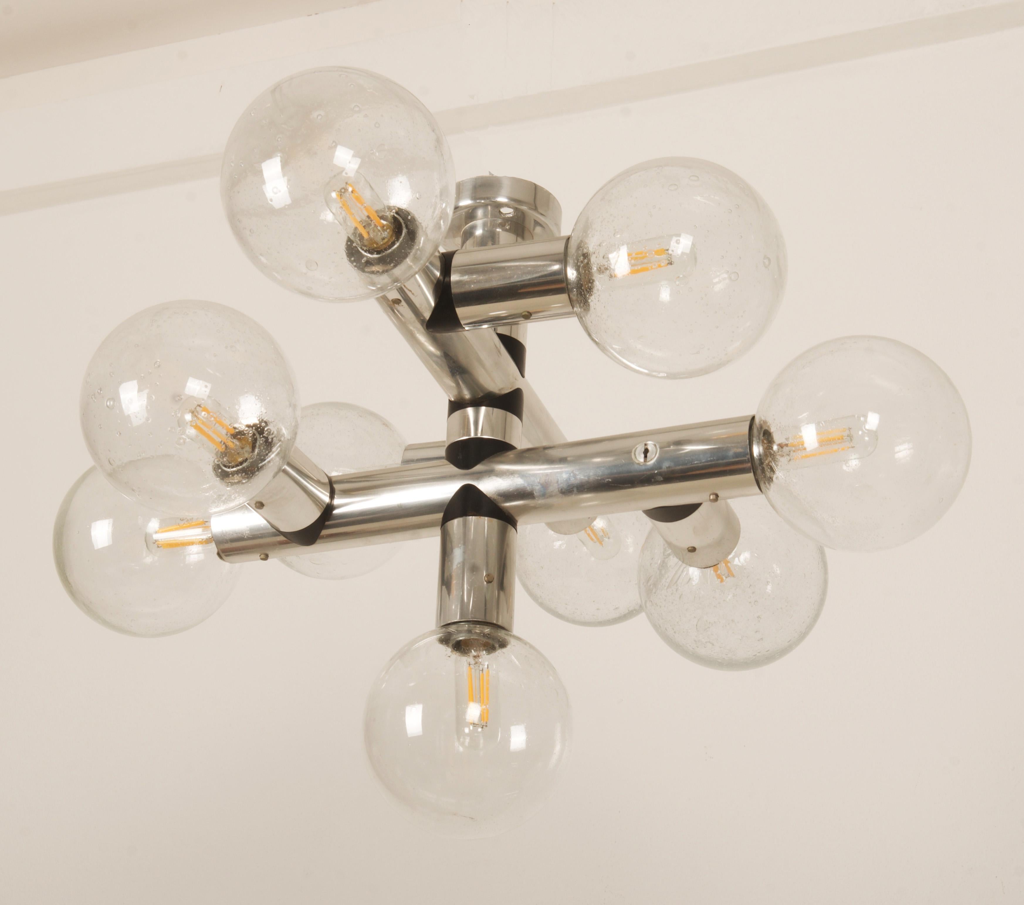Lampadari anni '70 di Kalmar in vendita 3