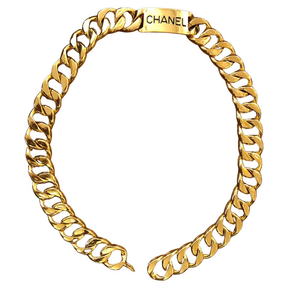 Chanel Vintage Iconic Spell Out Coco Chanel Chain Belt at 1stDibs | how ...