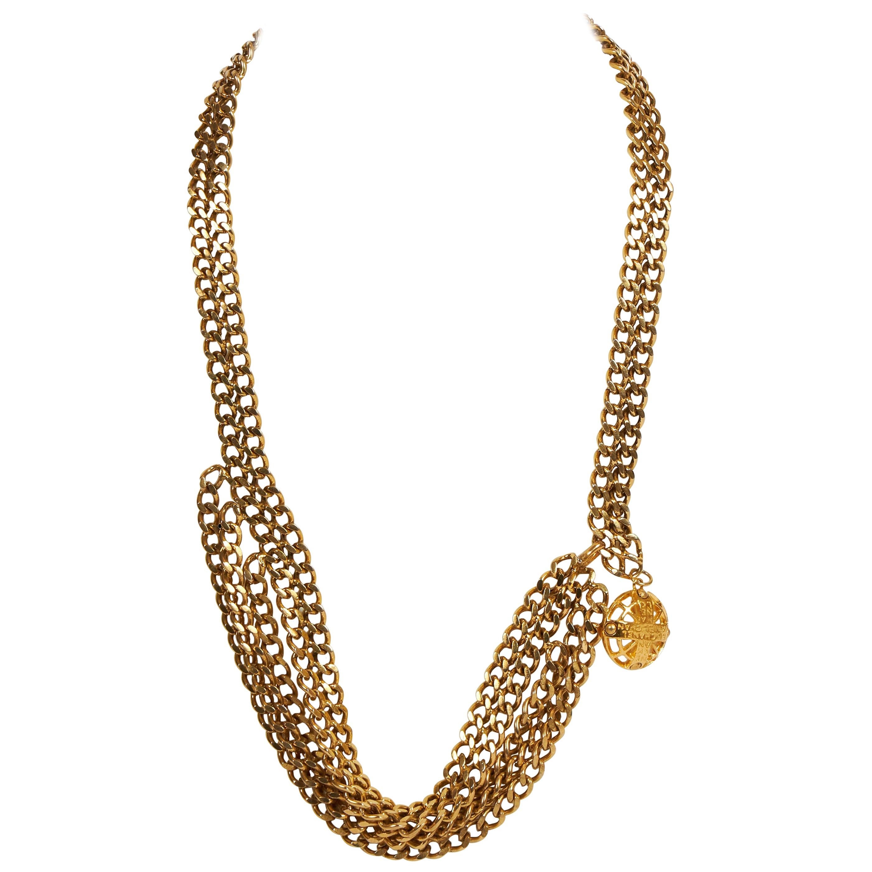 1970's Chanel Multi-Strand Chain/Necklace