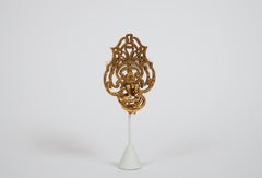 1970's Chanel Oversized Unique Door Knocker Pin