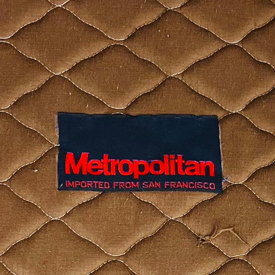 1970er Jahre Channeled Leder-Sofa von Metropolitan im Angebot 7