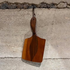 1970s Charcuterie Cutting Board Organic Wood