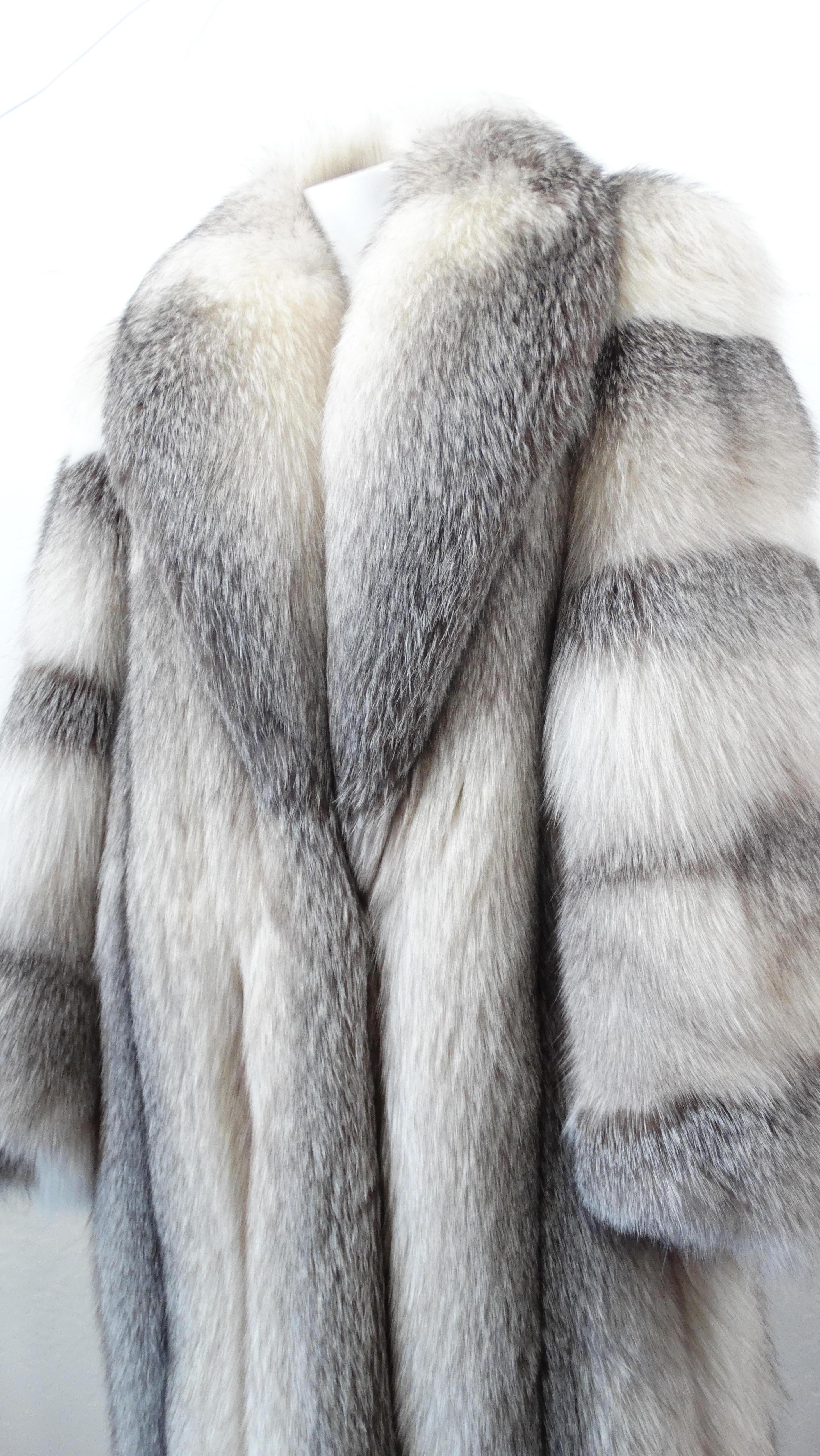 grey fox coat