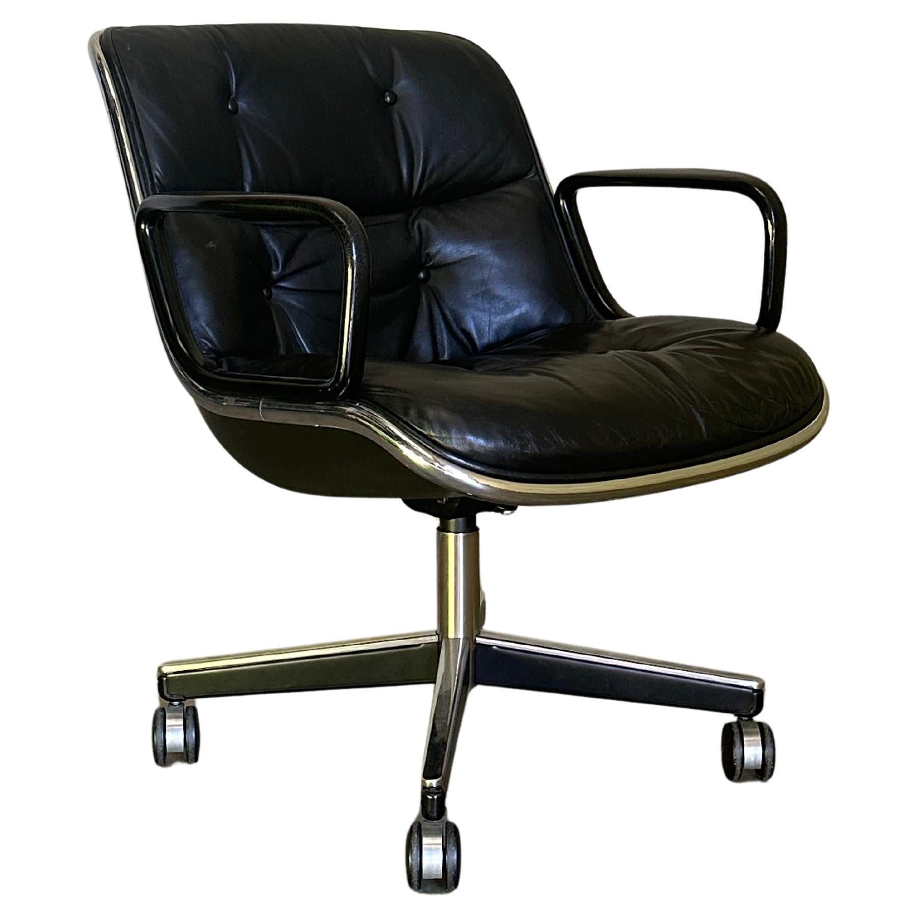 1970s Charles Pollock for Knoll Office Desk Chair