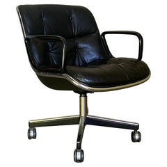 Chaise de bureau Charles Pollock pour Knoll des années 1970
