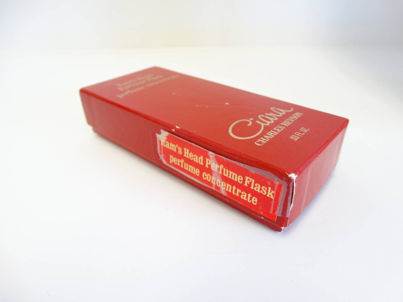 Women's Charles Revson 1970s Ram's Head Perfume Flask Necklace For Sale