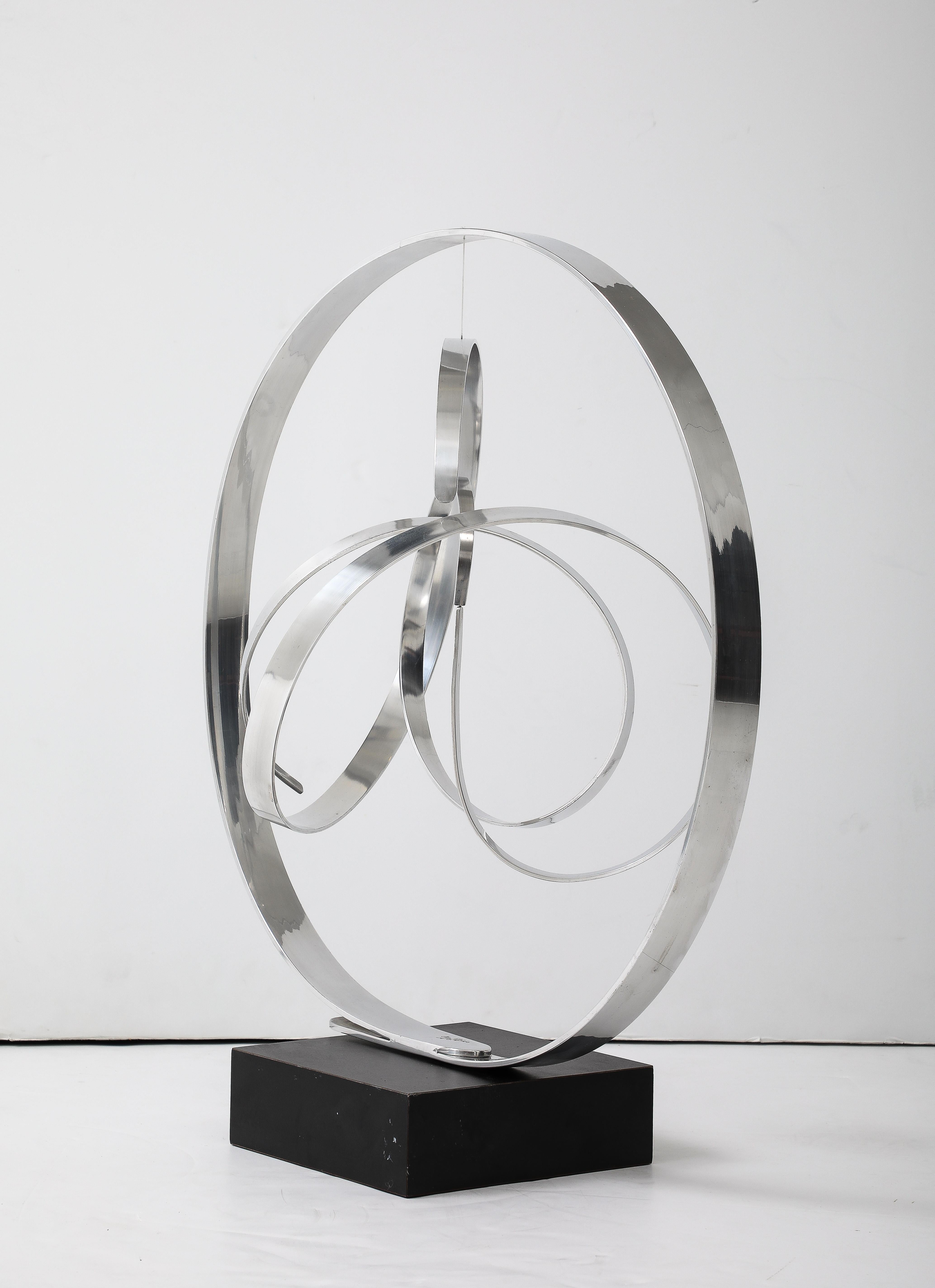 Grande sculpture cinétique moderniste Charles Taylor des années 1970 en vente 3
