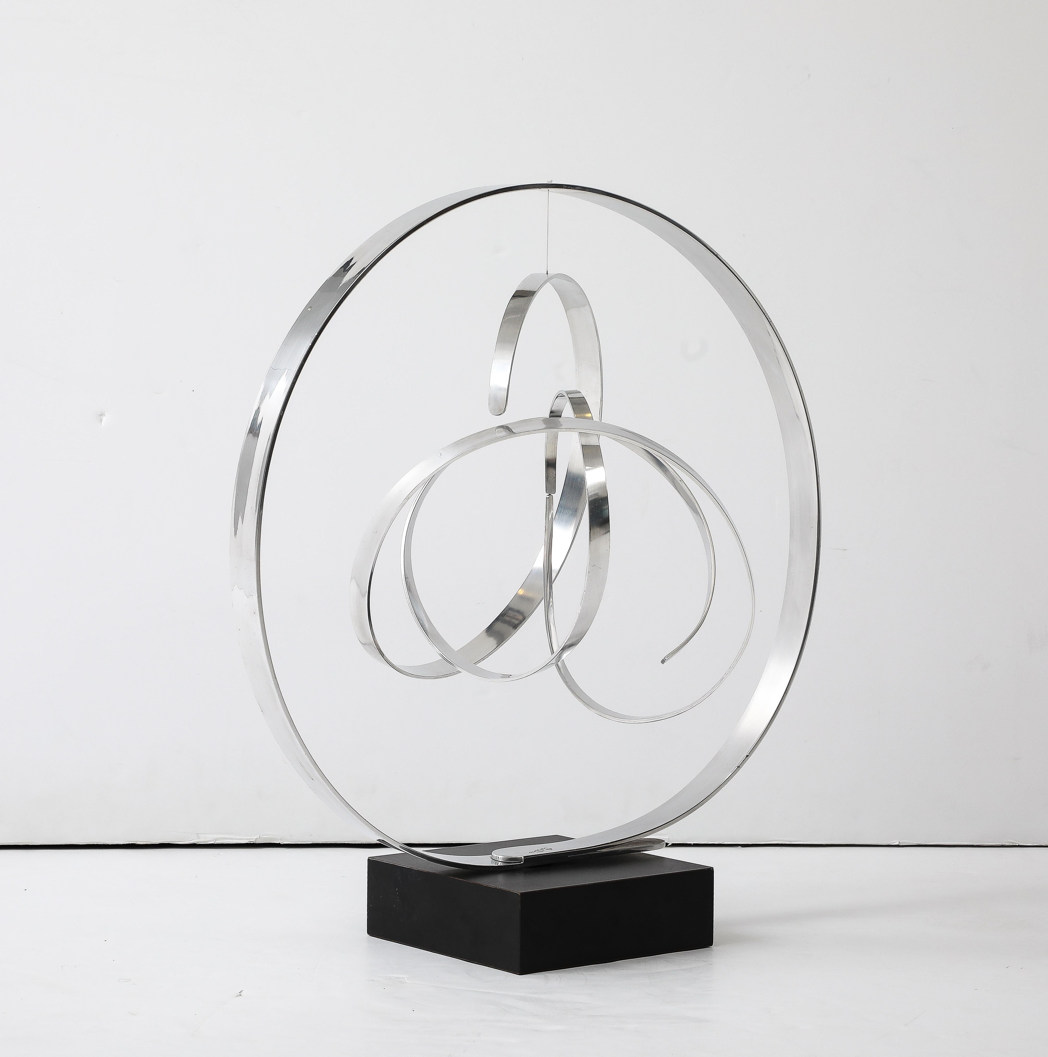Grande sculpture cinétique moderniste Charles Taylor des années 1970 en vente 4