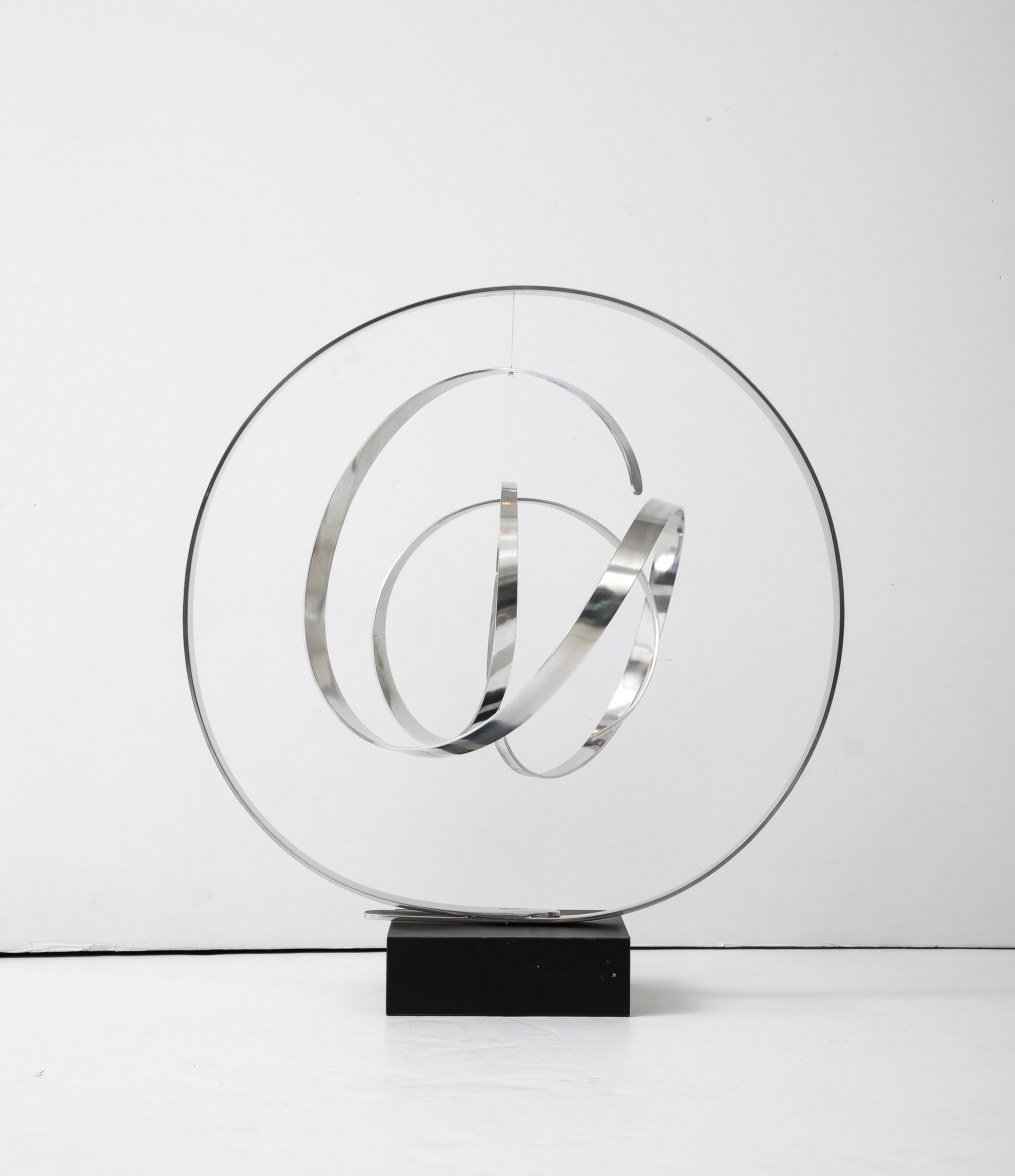Grande sculpture cinétique moderniste Charles Taylor des années 1970 en vente 5