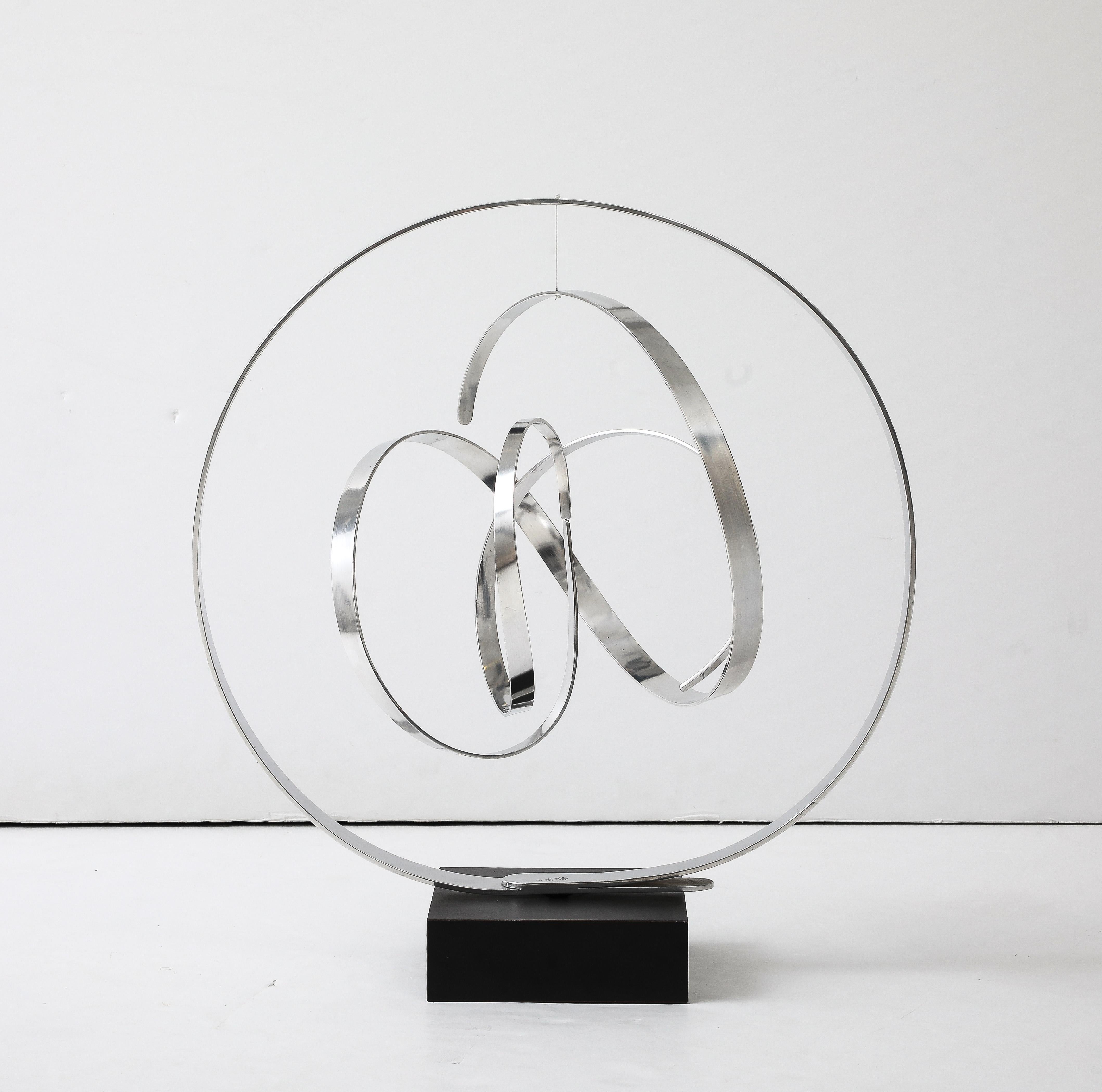 Grande sculpture cinétique moderniste Charles Taylor des années 1970 en vente 6