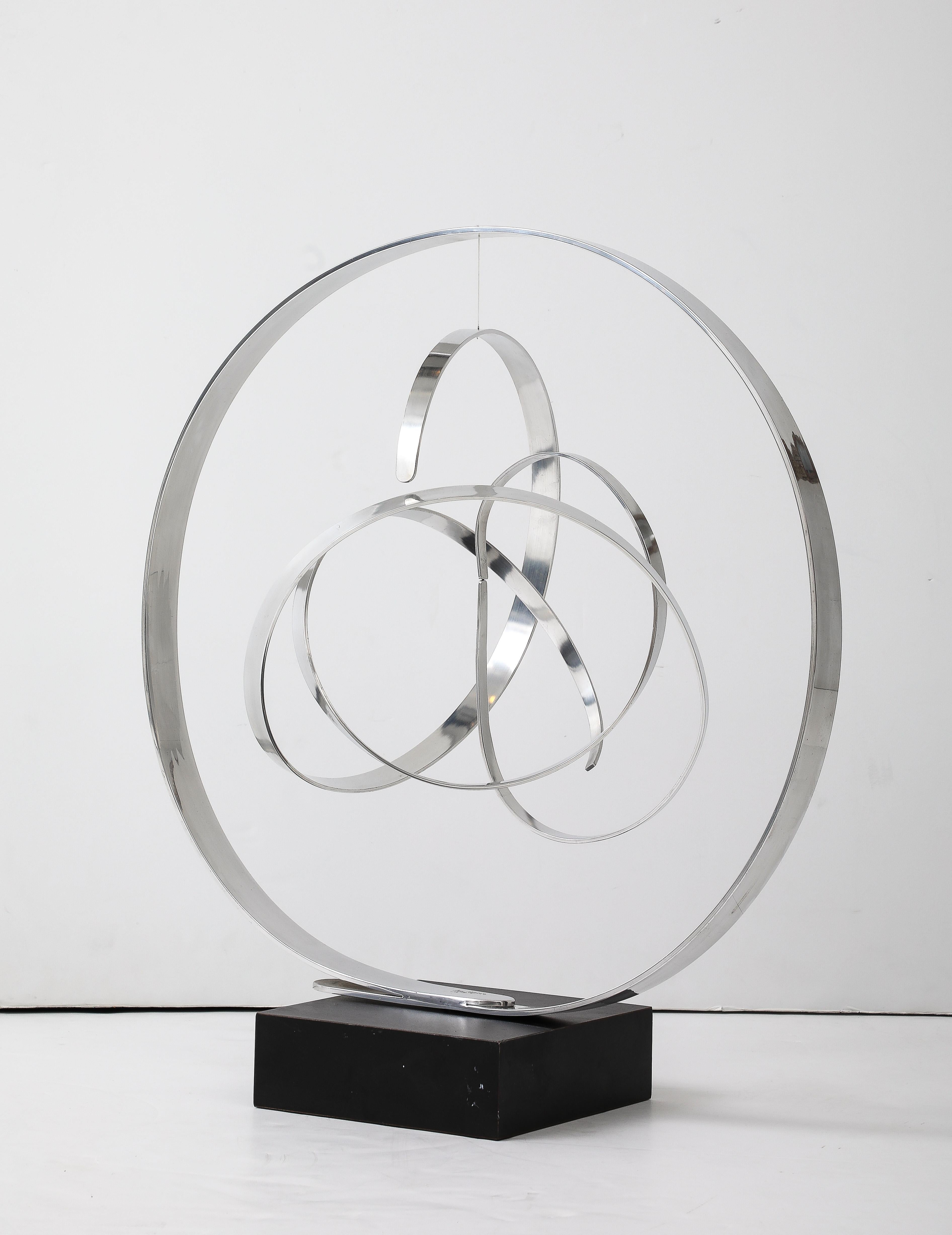 Grande sculpture cinétique moderniste Charles Taylor des années 1970 en vente 7