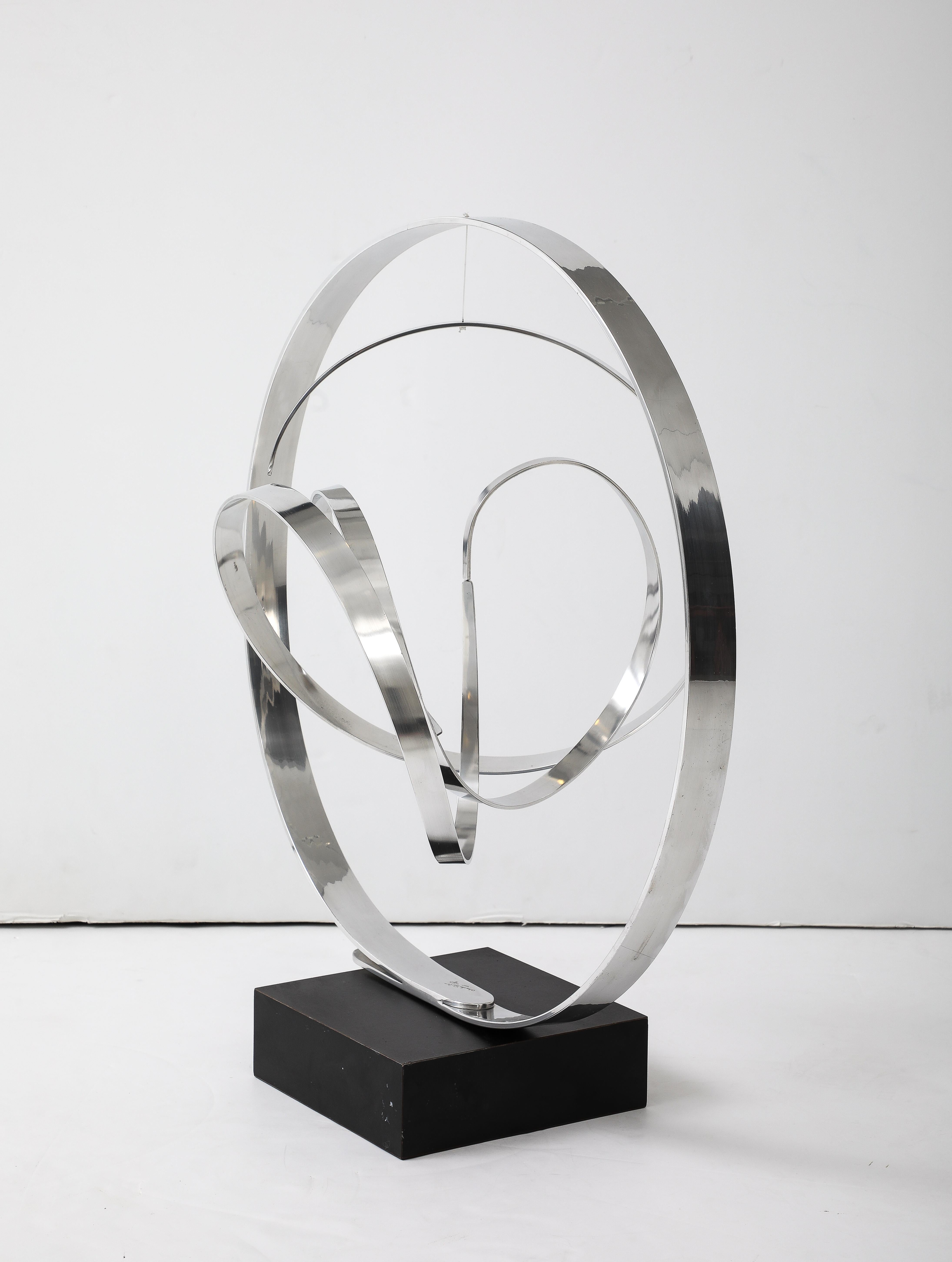 Grande sculpture cinétique moderniste Charles Taylor des années 1970 en vente 10