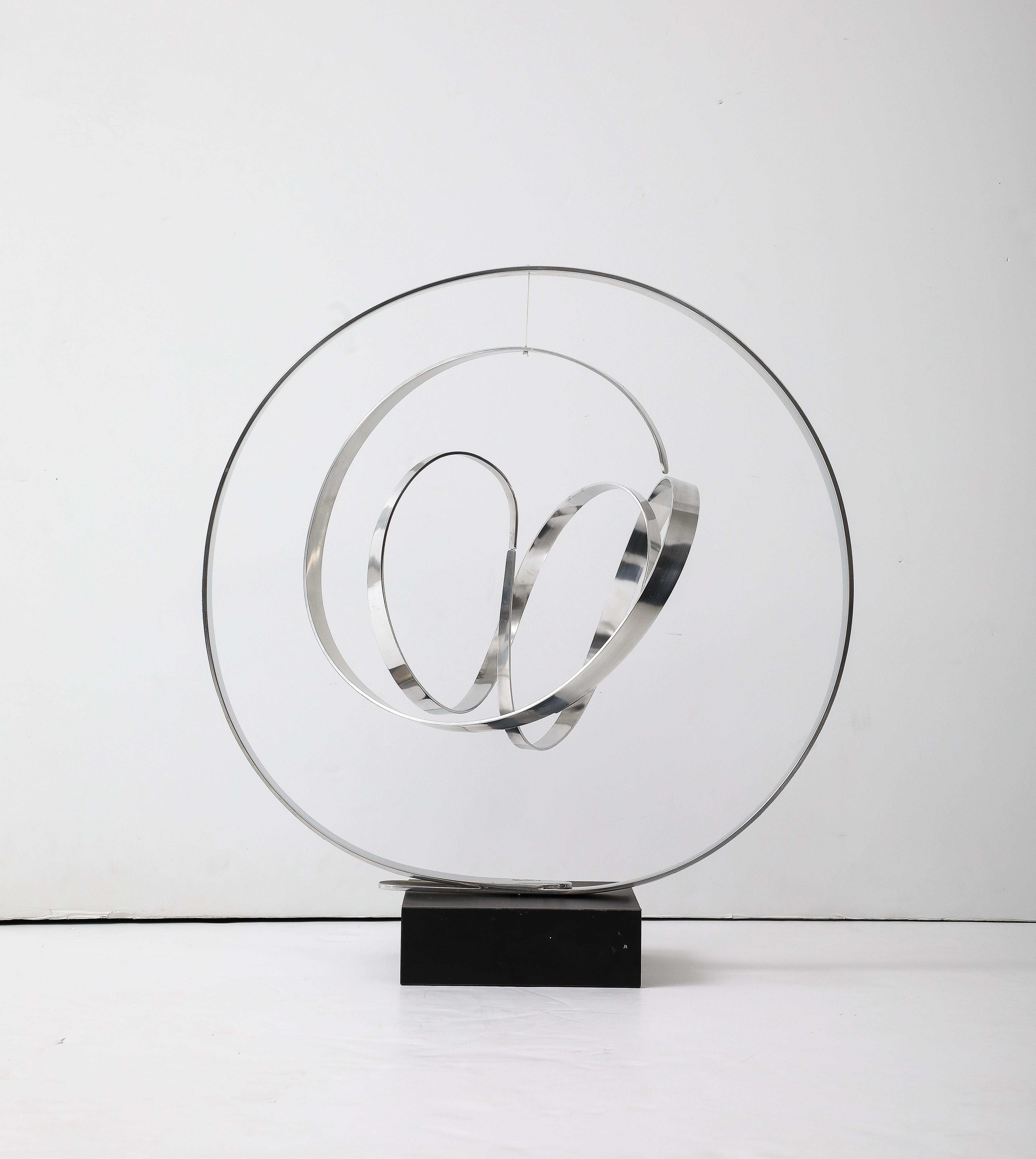 Grande sculpture cinétique moderniste Charles Taylor des années 1970 en vente 12