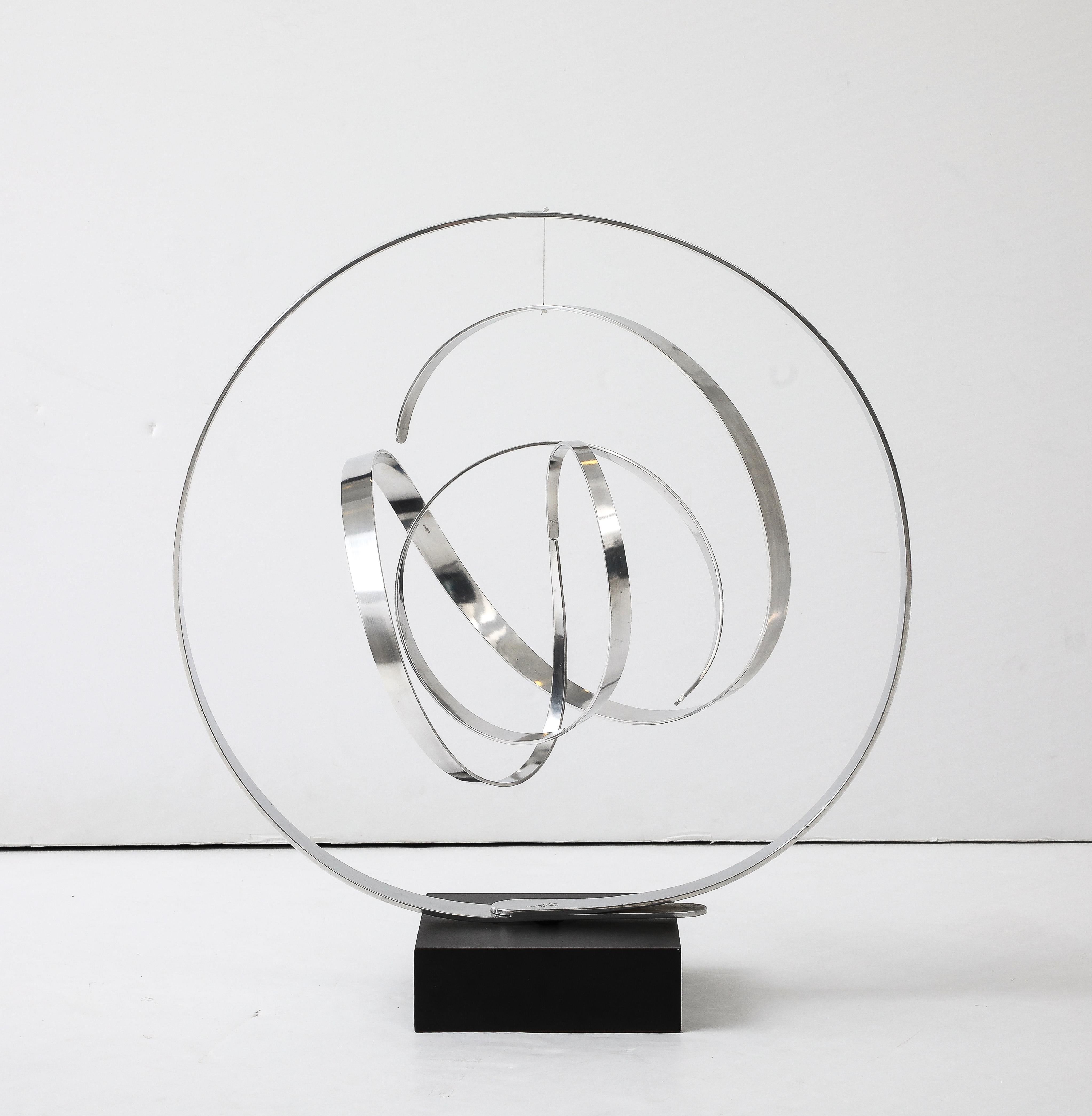 Grande sculpture cinétique moderniste Charles Taylor des années 1970 en vente 13
