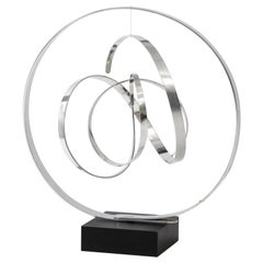 Scultura cinetica modernista di grandi dimensioni di Charles Taylor del 1970