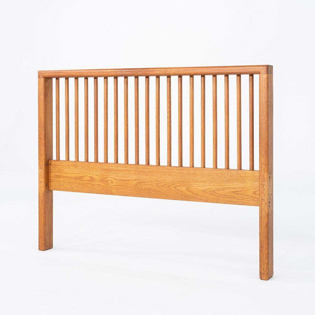 This is a Twin Size Headboard that was produced by Charles Webb (designer and craftsman) in the 1970s. Charles Webb trained in architecture at Cornell University, eventually leaving the world of architecture to found a furniture and design company