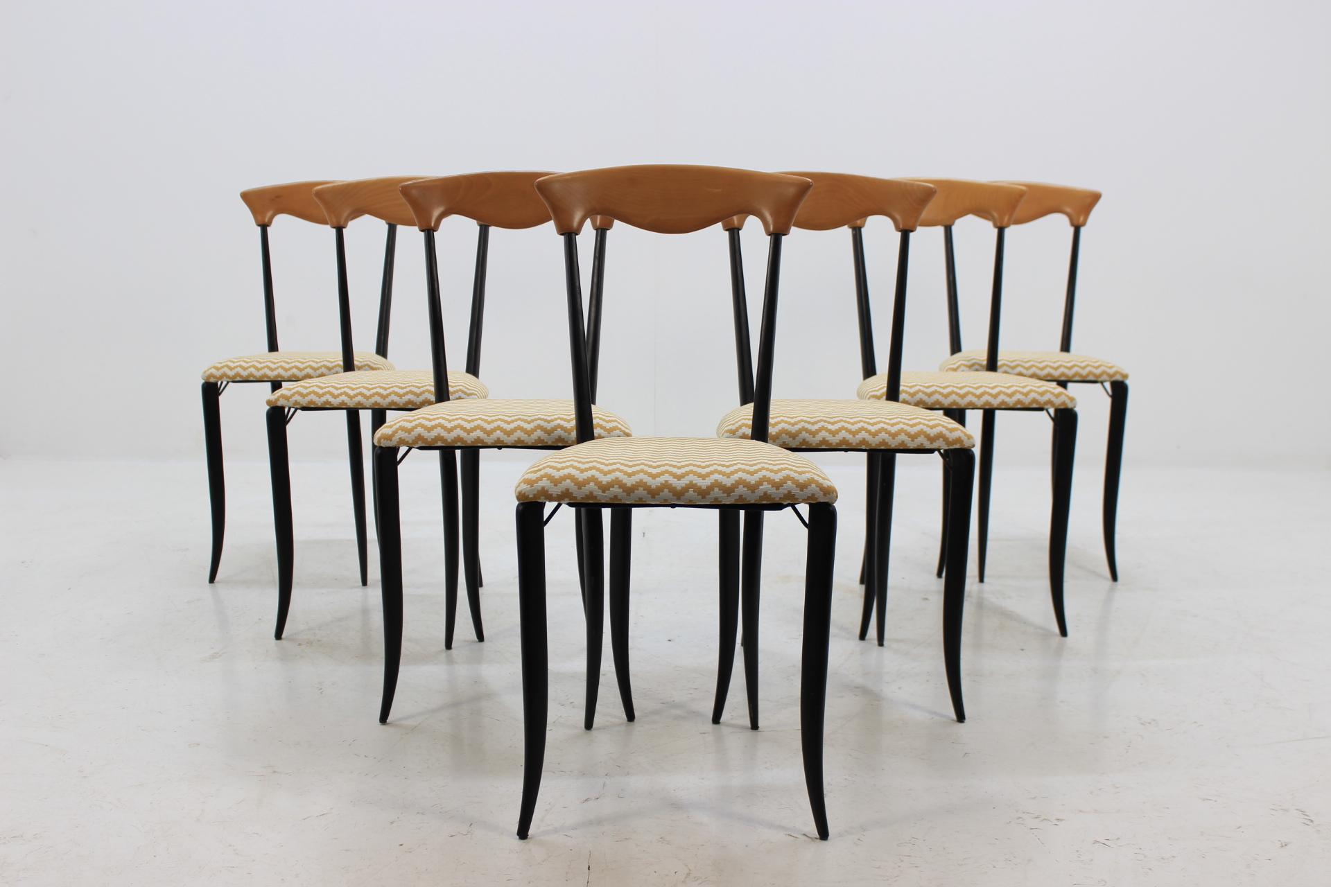 1970s Charme Chairs by Fasem Italy, Set of 8 6