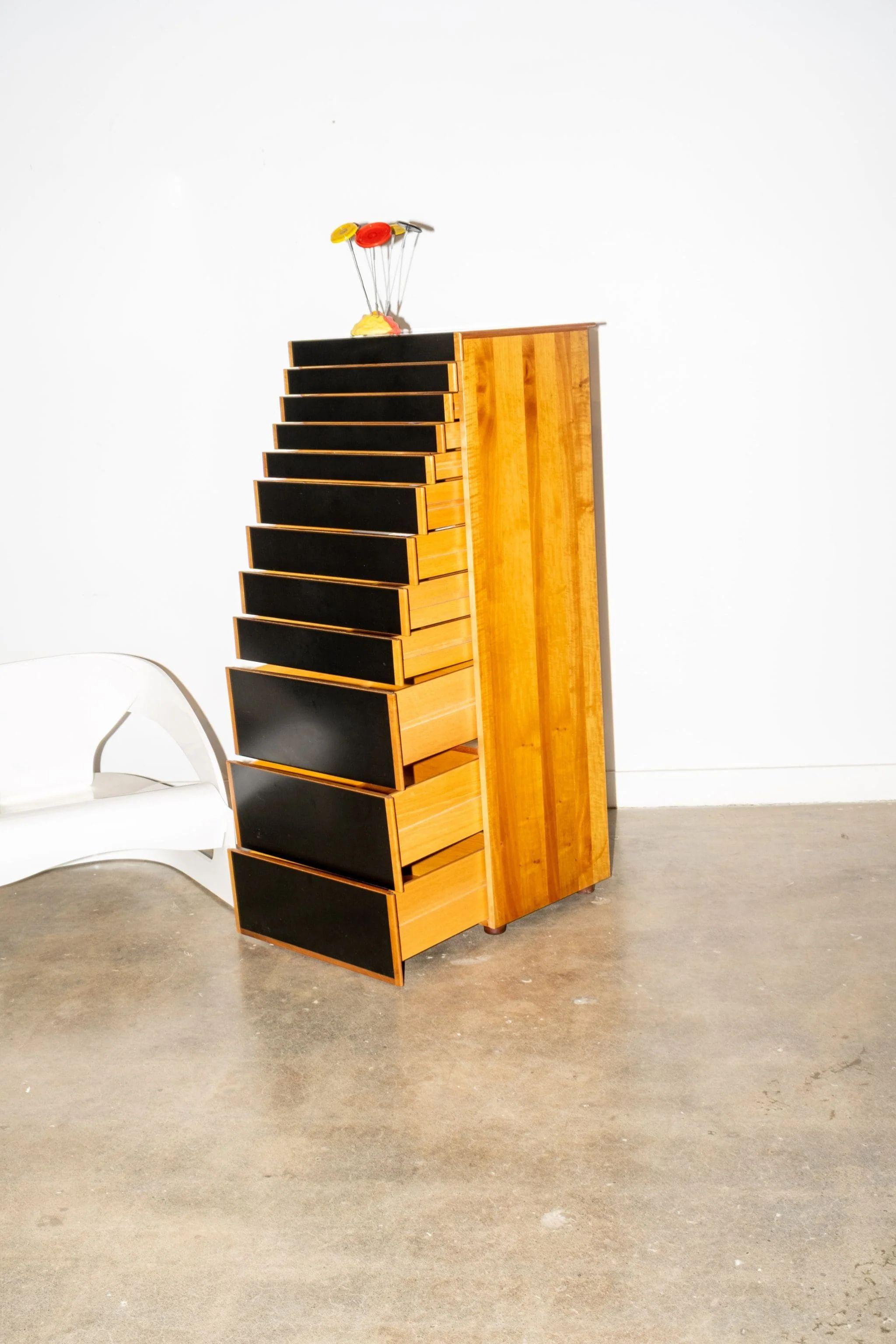 1970s Chest of Drawers by Afra & Tobia Scarpa In Good Condition For Sale In Toronto, CA