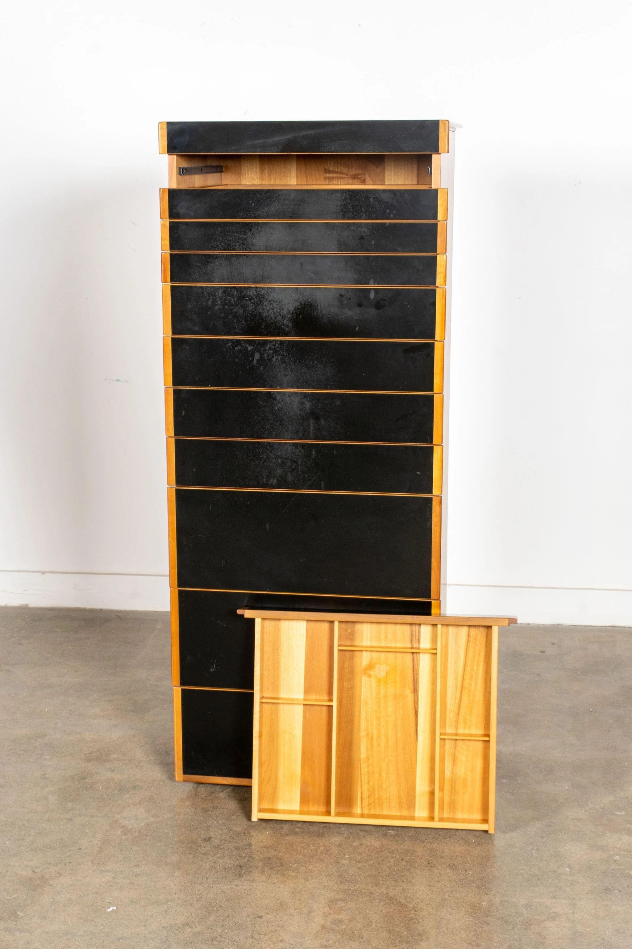 Wood 1970s Chest of Drawers by Afra & Tobia Scarpa For Sale