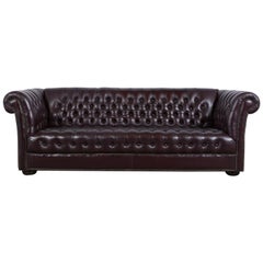 1970's Chesterfield Leather Sofa