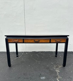 1970s Chinoiserie Style Desk Century Furniture's Chin Hua Collection